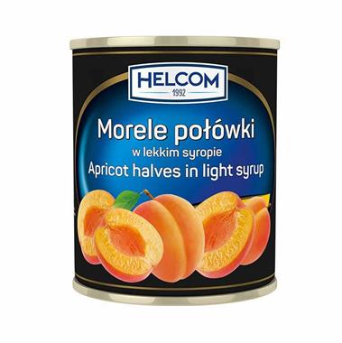 Morela połówki w syropie 2650g/1500g